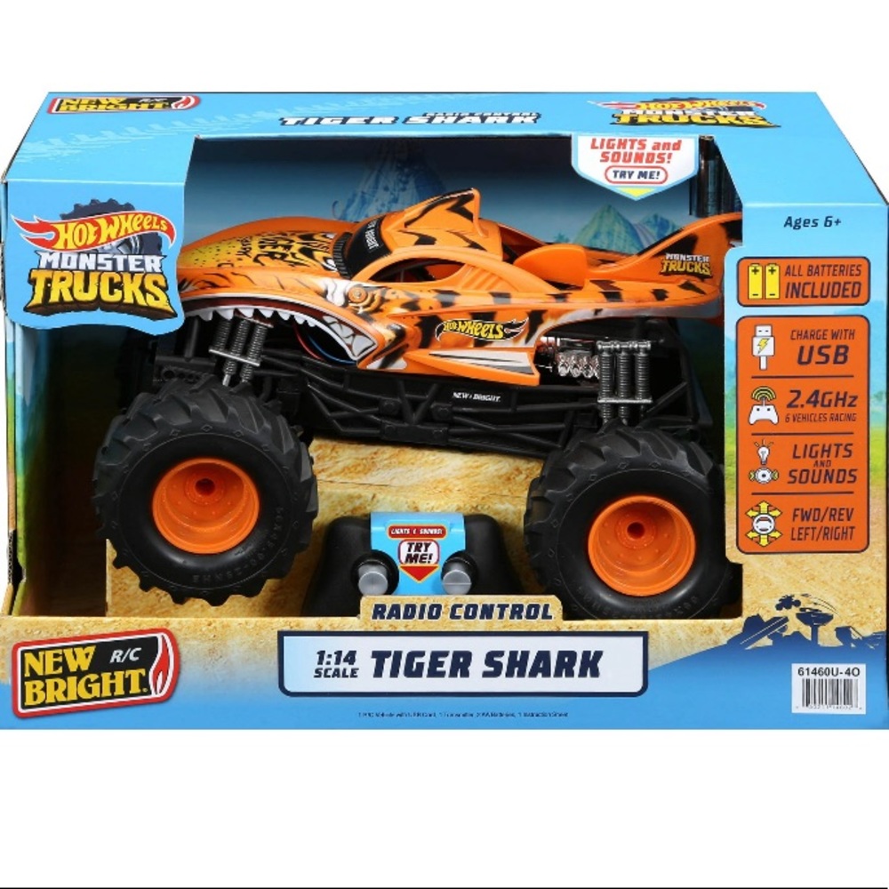 Hot Wheels R/C Tiger Shark, 1:14 ~ NEW